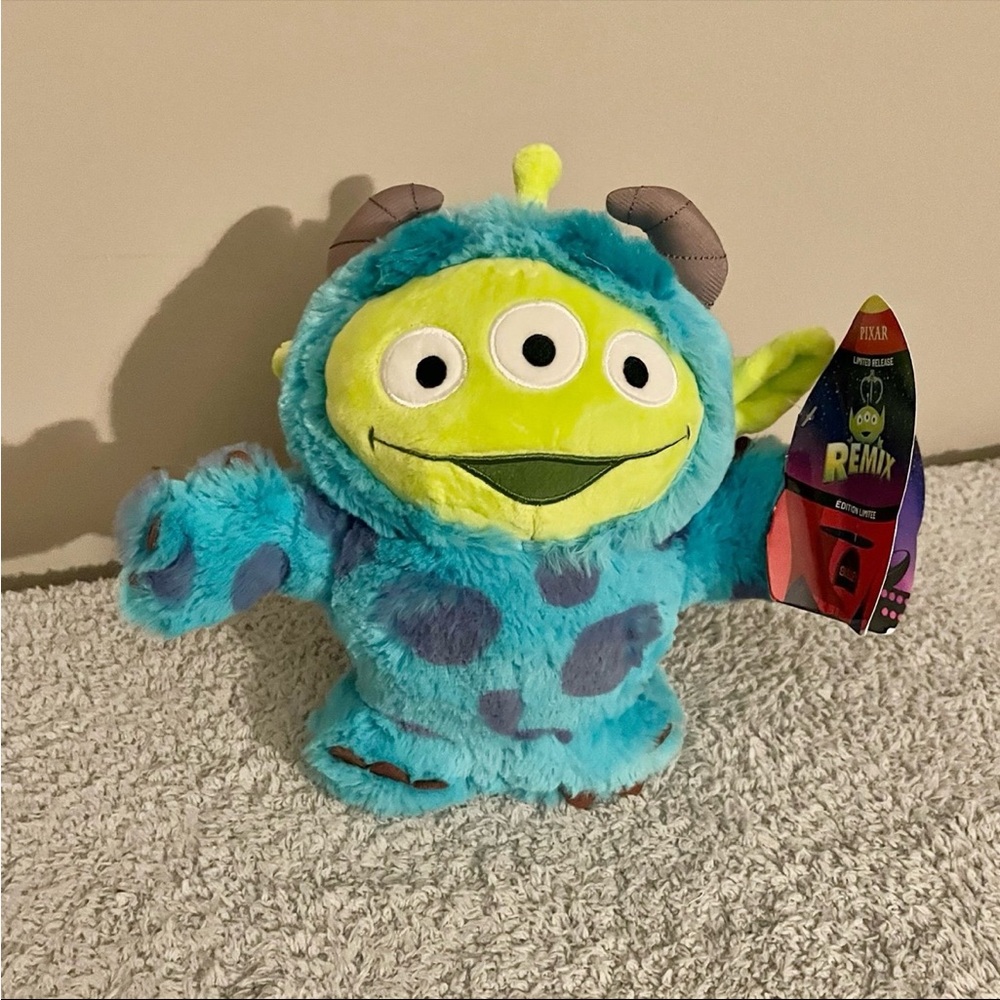 🎁3/$30 Disney Pixar Toy Story Alien Remix Sully Monsters Inc 8" Plush NWT